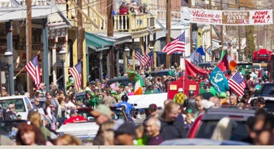 Virgininia City, NV St. patrick's day parade